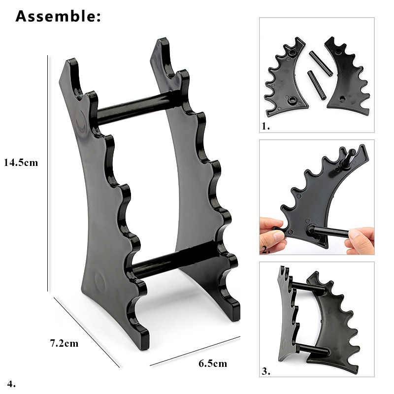 1 set držača četkica za nokte Stalak za salonske olovke Četke za pribor za alat za manikuru Akrilni držač četkica za nokte Nosač za pohranu