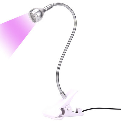LED UV fény zselés körmökhöz Flexibilis csíptetős asztali USB American Pose körömszárító lámpa Mini manikűr szárító felszerelés Eszközök