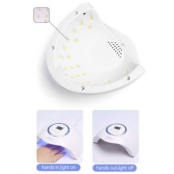 Annies Nail Dryer Λάμπα νυχιών LED Λάμπα UV για σκλήρυνση όλων των βερνικιών νυχιών με υπεριώδες φως Εργαλεία μανικιούρ νυχιών