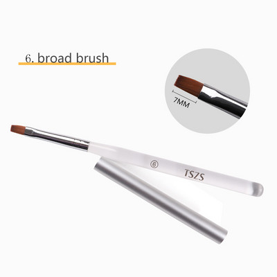 1 buc/lot Pinceau perii pentru arta unghiilor pentru manichiura cu gel de unghii Liner Pictura Pen Negru Penie Striper Acrilic Gradient Umbra Gel UV