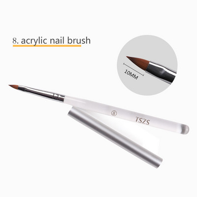1 buc/lot Pinceau perii pentru arta unghiilor pentru manichiura cu gel de unghii Liner Pictura Pen Negru Penie Striper Acrilic Gradient Umbra Gel UV