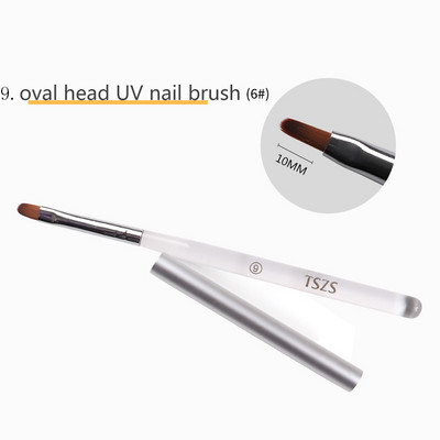 1 buc/lot Pinceau perii pentru arta unghiilor pentru manichiura cu gel de unghii Liner Pictura Pen Negru Penie Striper Acrilic Gradient Umbra Gel UV