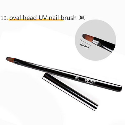 1 buc/lot Pinceau perii pentru arta unghiilor pentru manichiura cu gel de unghii Liner Pictura Pen Negru Penie Striper Acrilic Gradient Umbra Gel UV