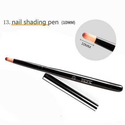 1 buc/lot Pinceau perii pentru arta unghiilor pentru manichiura cu gel de unghii Liner Pictura Pen Negru Penie Striper Acrilic Gradient Umbra Gel UV