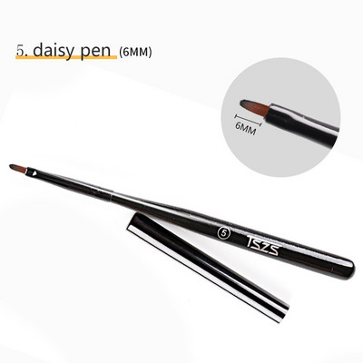 1 buc/lot Pinceau perii pentru arta unghiilor pentru manichiura cu gel de unghii Liner Pictura Pen Negru Penie Striper Acrilic Gradient Umbra Gel UV