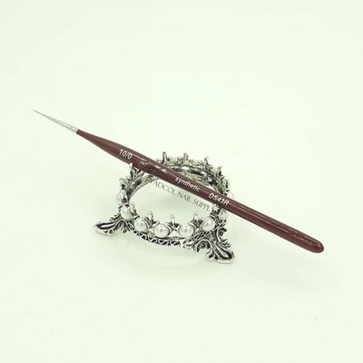 Akrüülist küünekunsti lainer Triibuline pintsel Peen prantsuse triibuline pliiatsijoon Detailide maalimine küüneharjad puidust käepidemega maniküür