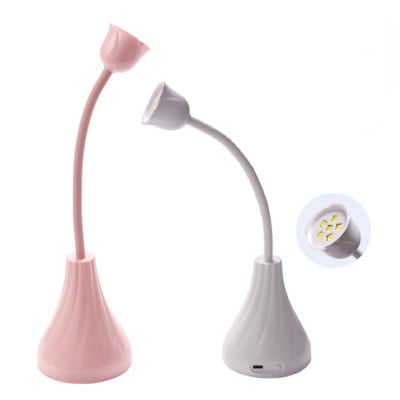 Mini körömlámpa szárítógép 18W újratölthető hordozható UV/LED körömlámpa fényre kötő lakk ragasztós hordozható köröm lámpa