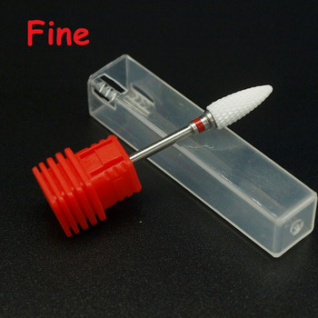 Ceramic Nozzle Nail Art Drill Bit Mill Cutter For Nail Electric Drill Machine Manicure Εξάρτημα συσκευής Αφαιρέστε το ακρυλικό βερνίκι