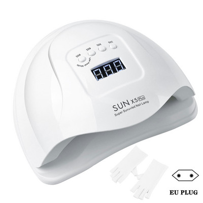 SUN X5 plus120w 36 gyöngy Körömszárító LED UV lámpa az összes gél körömlakk kikeményítéséhez Motion Sensing manikűr pedikűr szalon eszközzel