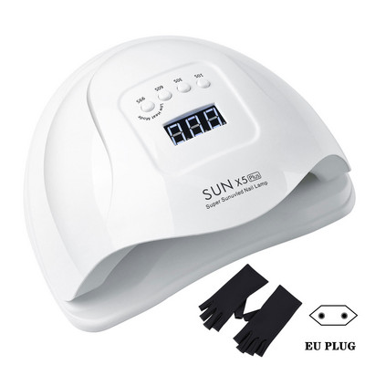 SUN X5 plus120w 36 gyöngy Körömszárító LED UV lámpa az összes gél körömlakk kikeményítéséhez Motion Sensing manikűr pedikűr szalon eszközzel