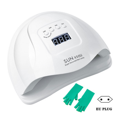 SUN X5 plus120w 36 gyöngy Körömszárító LED UV lámpa az összes gél körömlakk kikeményítéséhez Motion Sensing manikűr pedikűr szalon eszközzel