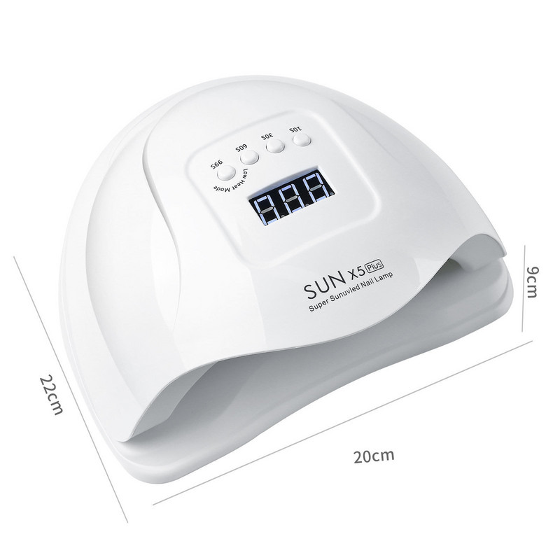 SUN X5 plus120w 36 gyöngy Körömszárító LED UV lámpa az összes gél körömlakk kikeményítéséhez Motion Sensing manikűr pedikűr szalon eszközzel