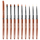 BQAN Kist za crtanje UV gelom od ružičastog zlata Akrilni kist za nokte Liner četka Četke za crtanje linija za nokte Alati za manikuru Nail Art