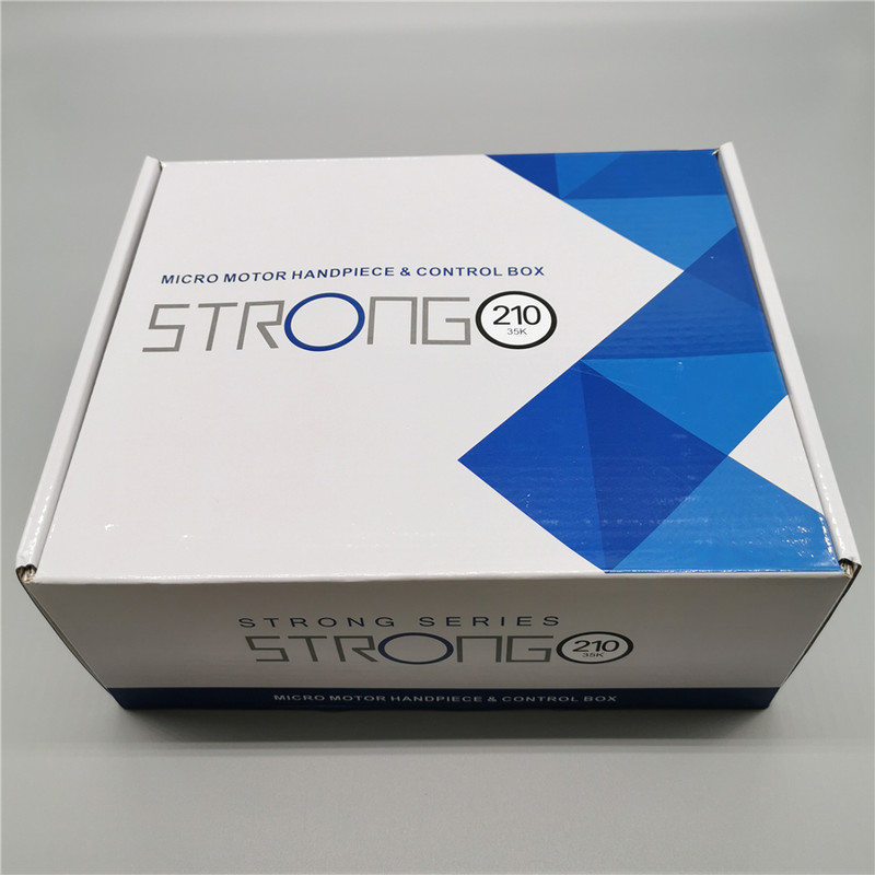 65W 35000RPM elektrinis nagų gręžimo staklės Strong 210 Model 102L Handpiece Manikiūras Pedikiūras Nagų dildės Nagų dailės įranga