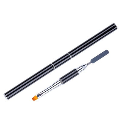 Dvostruka dvostruka četkica za manikuru, četkica za produžavanje noktiju, olovka za dvostruku upotrebu