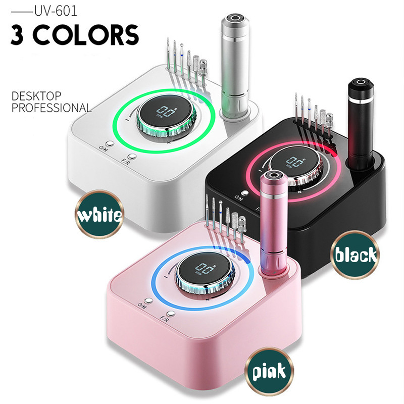 40000 RPM Електрическа бормашина за нокти Професионална машина за маникюр с безчетков мотор Комплект шлайфмашина за нокти Оборудване за полиране на нокти