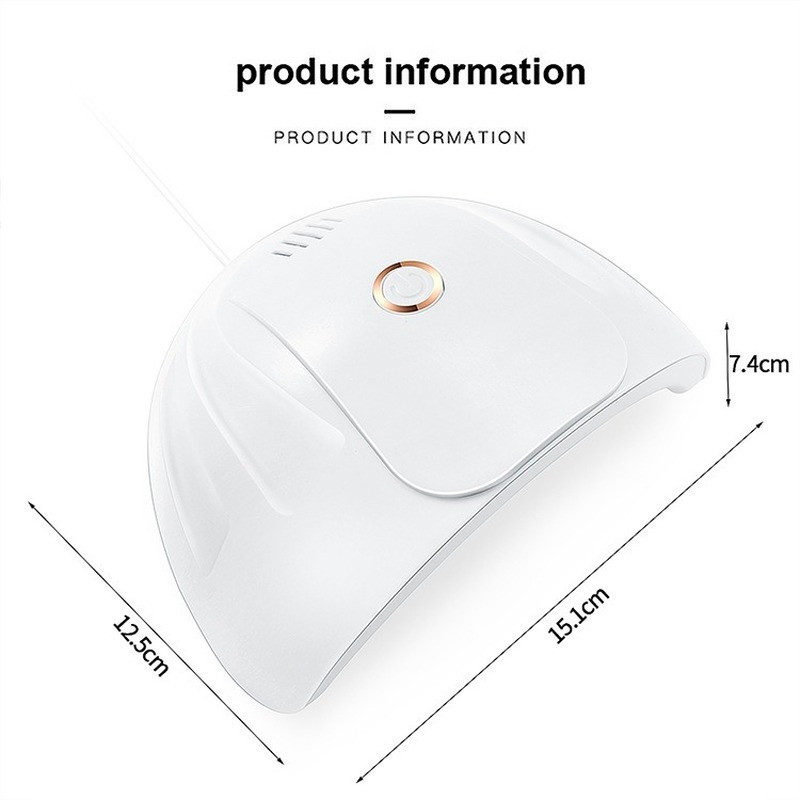 UV nagų džiovintuvo lempa su automatiniu jutikliu 18 UV LED lemputė visiems geliams Laikmatis Profesionalus manikiūro pedikiūro nagų prietaisas