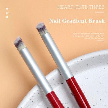 1-5 τμχ Gradient Smudge Nail Brush Art Brushes for Manicure Uv Gel Polish Draw Paint Ξύλινη στυλό Εργαλεία νυχιών Αξεσουάρ Σετ