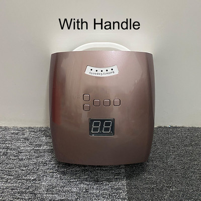 Baterija maitinama 48 W įkraunama nagų lempa Belaidis manikiūro džiovintuvas LED lemputė nagams Belaidė nagų UV LED lempa