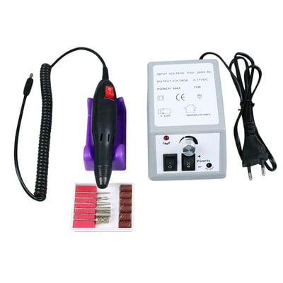 2in1 35000 RPM Miltifunction manikiūro aparatas Stiprus ir galingas dulkių siurblys su UV LED nagų lempa greitai džiūsta