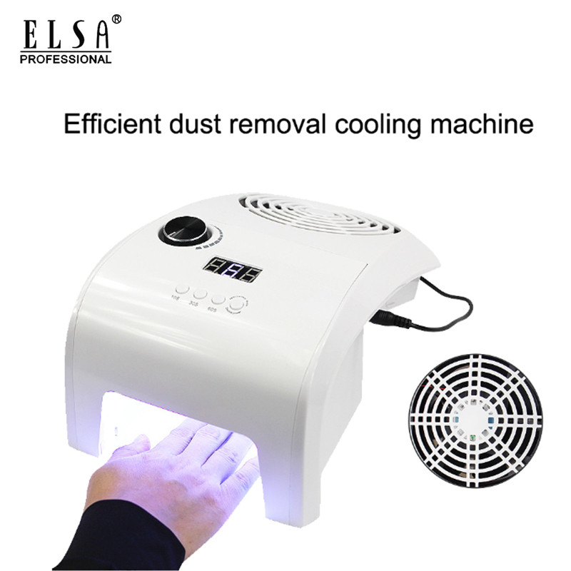 2in1 35000 RPM Miltifunction manikiūro aparatas Stiprus ir galingas dulkių siurblys su UV LED nagų lempa greitai džiūsta