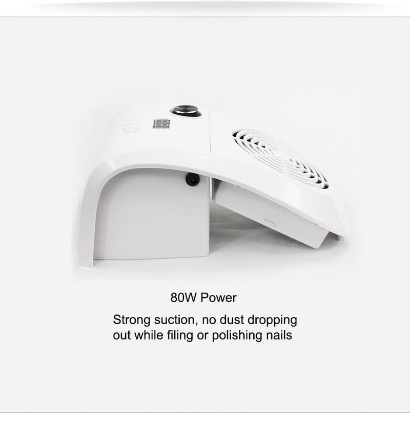2in1 35000 RPM Miltifunction manikiūro aparatas Stiprus ir galingas dulkių siurblys su UV LED nagų lempa greitai džiūsta