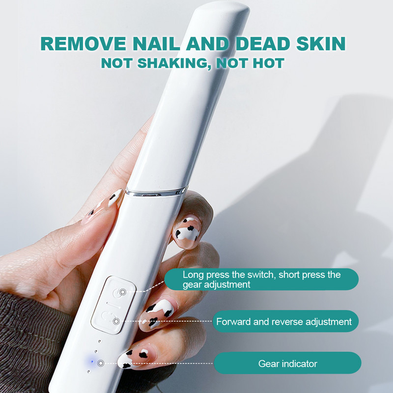 Nailpop elektrinis nagų gręžimo staklių rinkinys Manikiūro pedikiūro šlifavimo rinkinys Keraminis poliravimo nagų gręžtuvas Nešiojami įrankiai