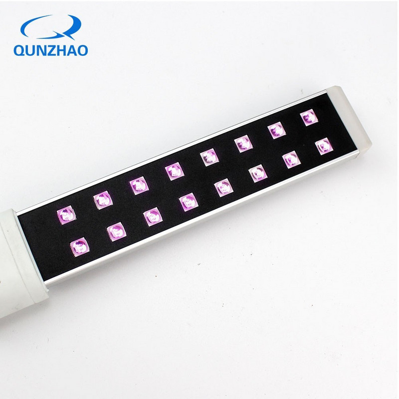 Lámpa körmökhöz UV LED 16 LED 9W 395nm ultraibolya köröm jéglámpa izzók cserélt száradó körömszárító izzókhoz cserecső
