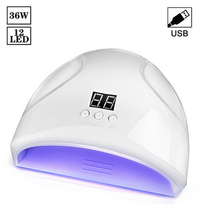 Nagų džiovinimo lempa UV LED lempa, skirta sukietinti visus gelinius nagų lakus su automatiniu jutikliu, nagų džiovintuvo laikmatis Manikiūro pedikiūro salono įrankių išpardavimas