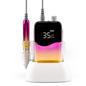 85 W bešepetis stalinis kompiuteris, 35000 RPM gradiento spalvos rankena, įkraunamas nagų gręžtuvas, nešiojamas belaidis elektrinis nagų gręžimo staklių rinkinys