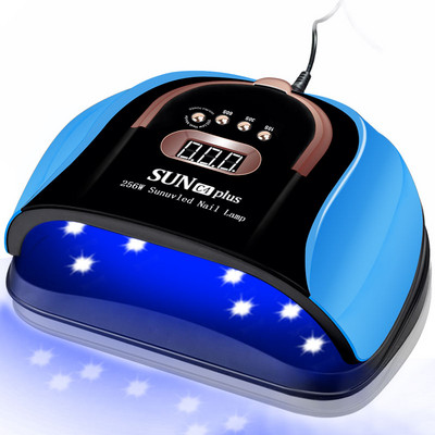 Nauja UV LED nagų lempa nagų džiovinimui, gelinis lakas su 57 LED Profesionali UV ledo lempa manikiūro meno salono įrankiams