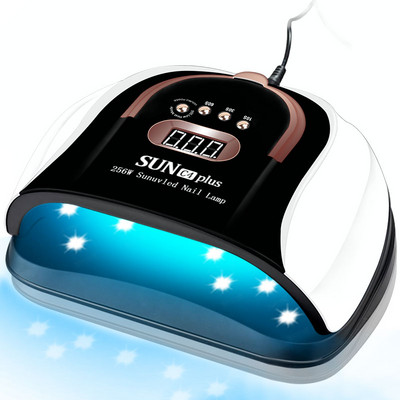 Nauja UV LED nagų lempa nagų džiovinimui, gelinis lakas su 57 LED Profesionali UV ledo lempa manikiūro meno salono įrankiams