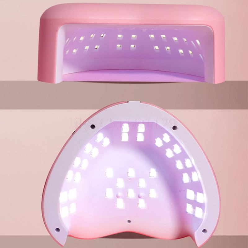180W UV körömlámpa LED szív alakú lámpa köröm zselé lakk szárító szárító köröm szerszám EU/US Plug