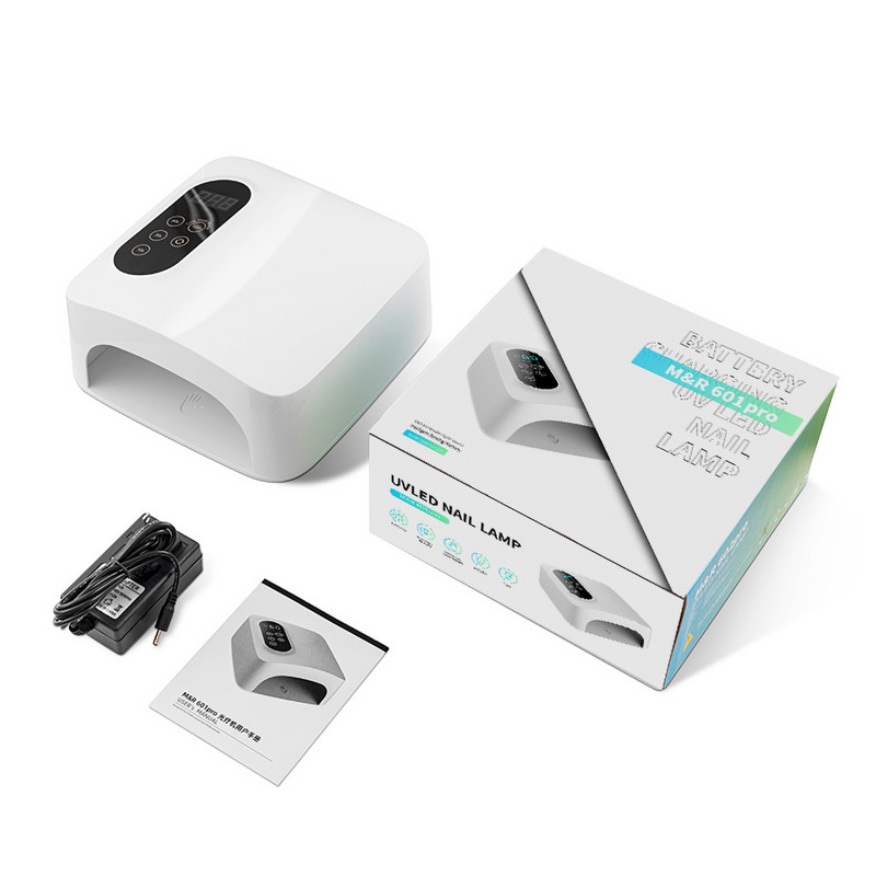 Gelinė lempa Belaidė įkraunama 60W/72W belaidė profesionali nagų lempa UV LED nagų džiovintuvas 8000mAh/15600mAh visiems geliniams nagų lakams