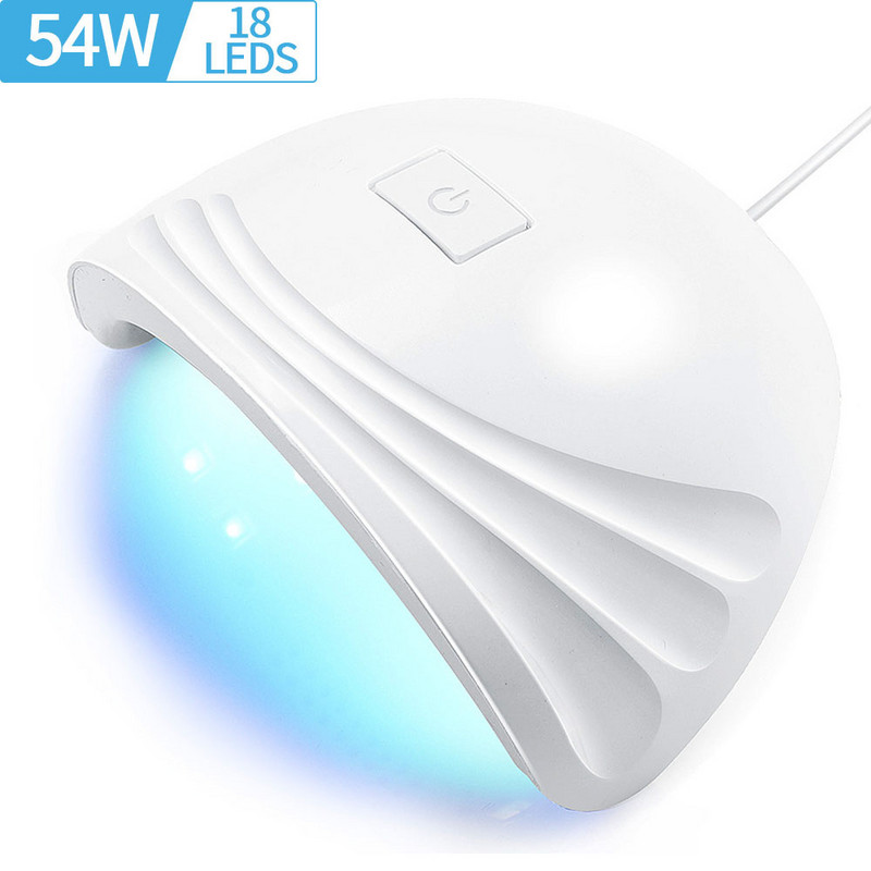 CNHIDS LED küünekuivati lamp küüntele 18 UV lambi helmed kuivatab kõiki geellaki USB laadimisega professionaalseid maniküüri küünelampi varustus