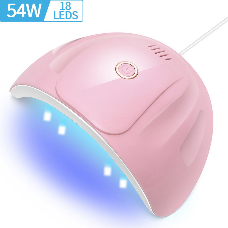 CNHIDS LED küünekuivati lamp küüntele 18 UV lambi helmed kuivatab kõiki geellaki USB laadimisega professionaalseid maniküüri küünelampi varustus