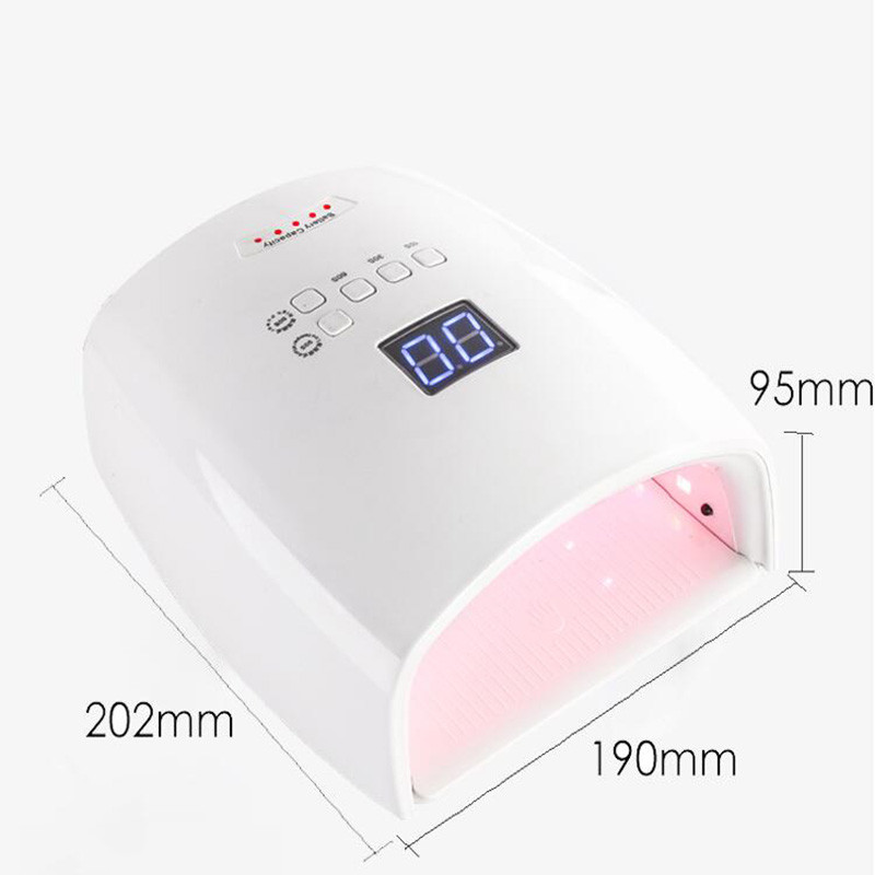 Sun UV S10 Red Light körömlámpa 48W géllakk szárító LED lámpa körmökhöz Professzionális köröm UV LED lámpa