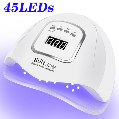 ÚJ, Erőteljes, 66 LED-es UV LED-es körömlámpa akril köröm géllakkhoz nagy kapacitású intelligens érzékelős manikűr gépi műkörmökkel