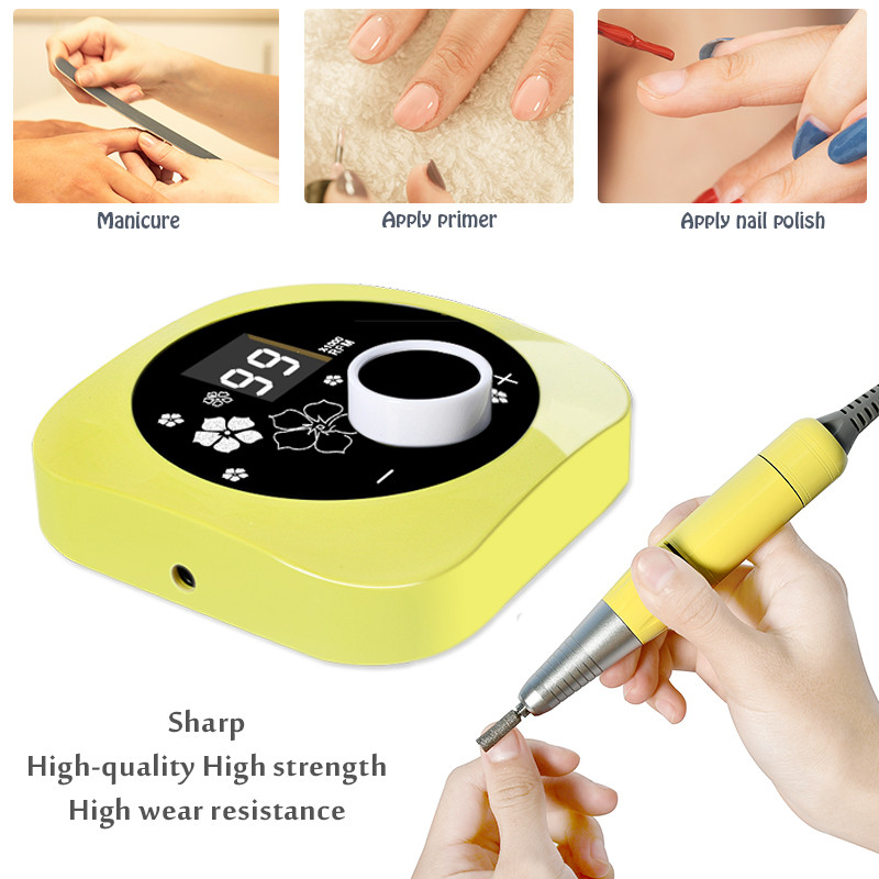 Burghiu electric pentru manichiura 6 buc Freze Set burghie Gel pentru îndepărtarea cuticulelor Mașină pentru pedichiură Instrument electric pentru găurit unghii