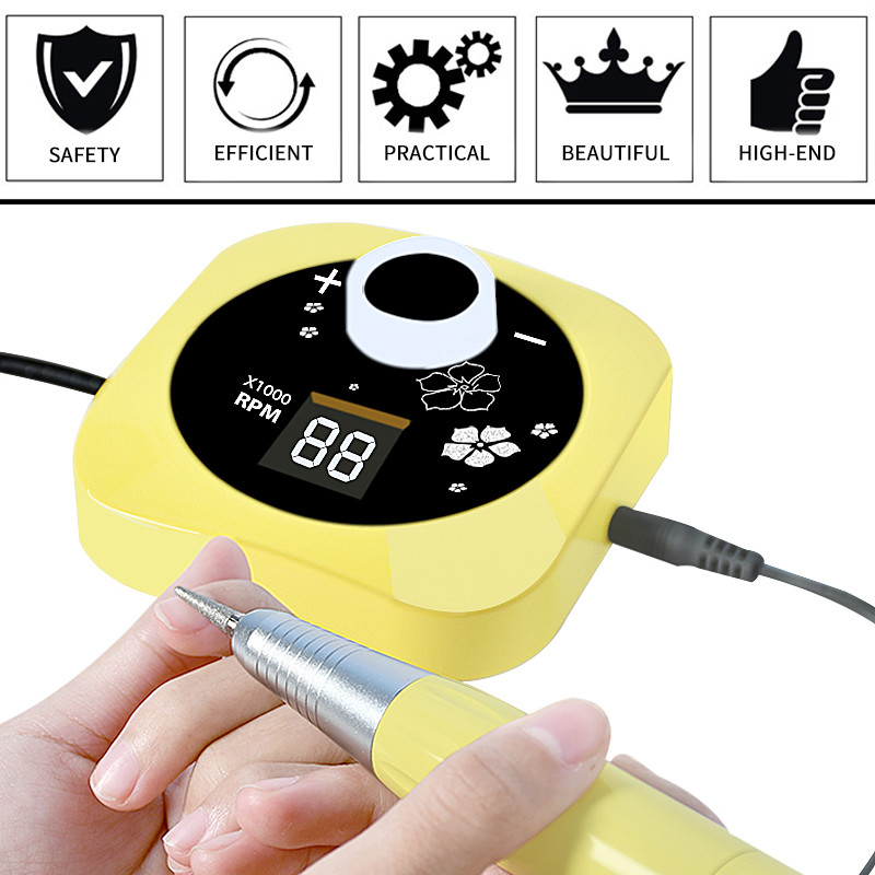 Burghiu electric pentru manichiura 6 buc Freze Set burghie Gel pentru îndepărtarea cuticulelor Mașină pentru pedichiură Instrument electric pentru găurit unghii