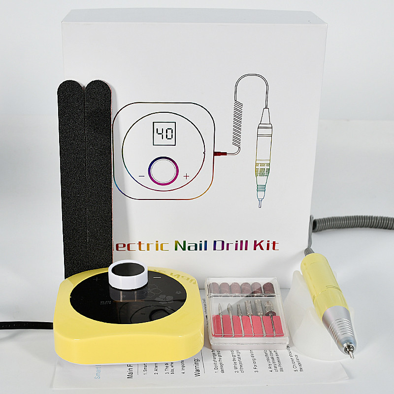 Burghiu electric pentru manichiura 6 buc Freze Set burghie Gel pentru îndepărtarea cuticulelor Mașină pentru pedichiură Instrument electric pentru găurit unghii