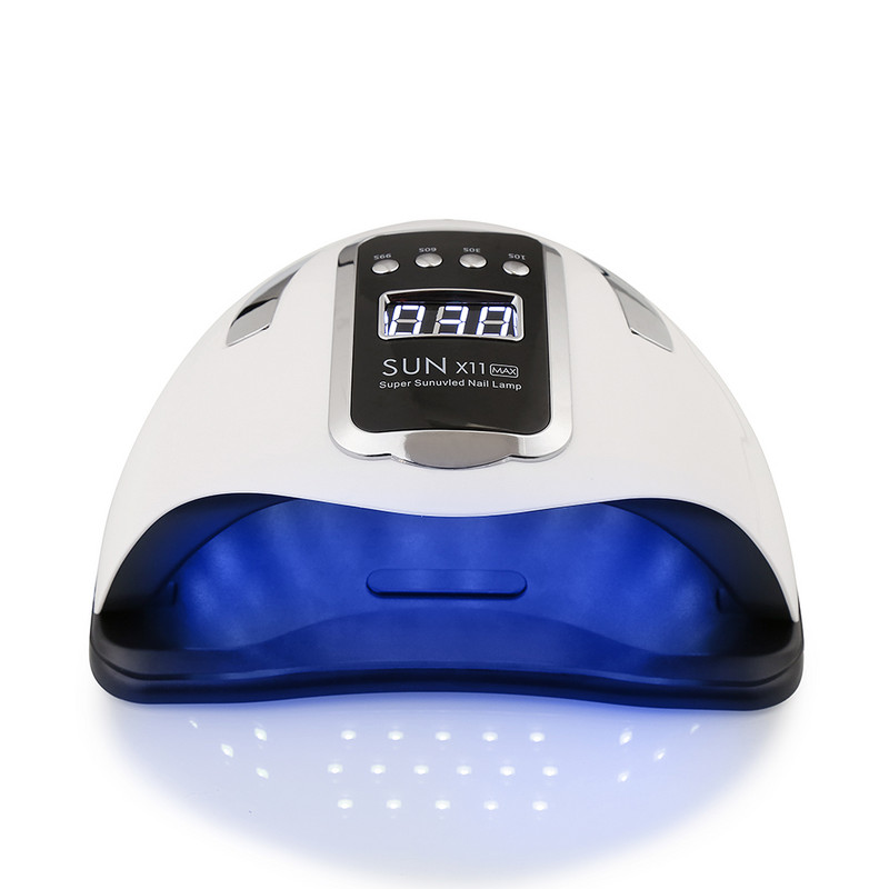 SUN X11MAX LED UV lámpás körömszárító 66 LED professzionális géllakk szárításához 10/30/60/99s időzítő automatikus érzékelős körömművész
