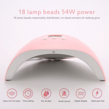 36W 18 Led Lights Dryer For Manicure Lamp Ultraviolet Nail Tools Machine Uv Professional Material Nails Drying Dry Heat Lamps