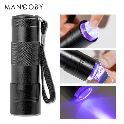 Handheld Nail Lamp UV LED lempa nagams geliniam lakavimui UV Press Light Nail led džiovintuvas Silikoninis Nail Art Stamper Spausdintuvas manikiūrui