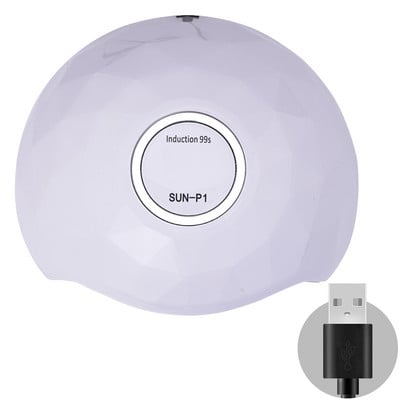 UV LED professzionális körömszárító USB töltő körömlakk kötőlámpa Automatikus indukciós gél körömszárító manikűr eszközhöz