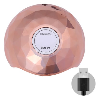 UV LED professzionális körömszárító USB töltő körömlakk kötőlámpa Automatikus indukciós gél körömszárító manikűr eszközhöz