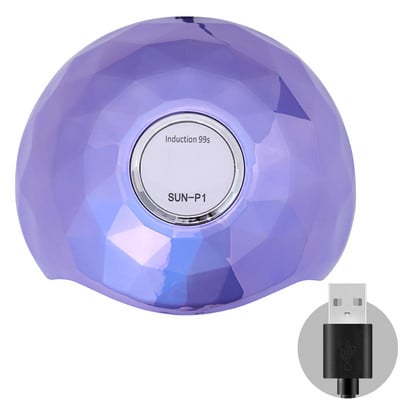 UV LED professzionális körömszárító USB töltő körömlakk kötőlámpa Automatikus indukciós gél körömszárító manikűr eszközhöz