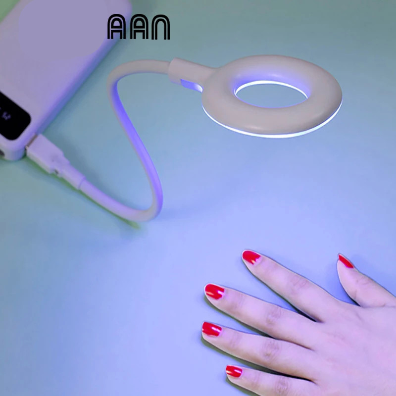 Mini sušilica za nokte UV LED svjetiljka Nova prijenosna maska za gel lak za nokte Svjetlo za stvrdnjavanje Brzo sušeće bijelo/ružičasto/plavo Alat za umjetnički salon za manikuru