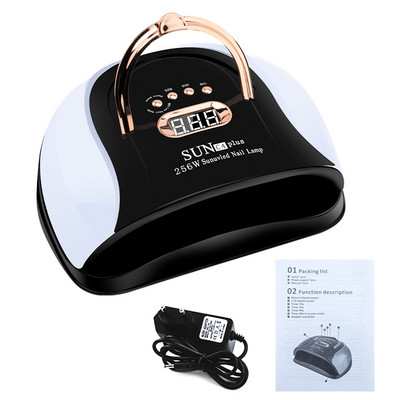 Uscător de unghii UV LED puternic cu 57 LED pentru uscarea tuturor lacurilor de unghii Manichiură cu uscare rapidă Temporizator pentru oje cu gel cu senzor automat Instrument de manichiură