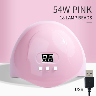 UV LED lempos nagų džiovintuvas, nešiojamas UV šviesoje kietėjantis nagų lako gelio infraraudonųjų spindulių jutiklis, profesionalus nagų dailės manikiūro įrankis